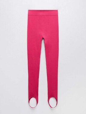 Zara Leggings fuseau fucsia Small